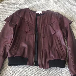 Parker leather jacket